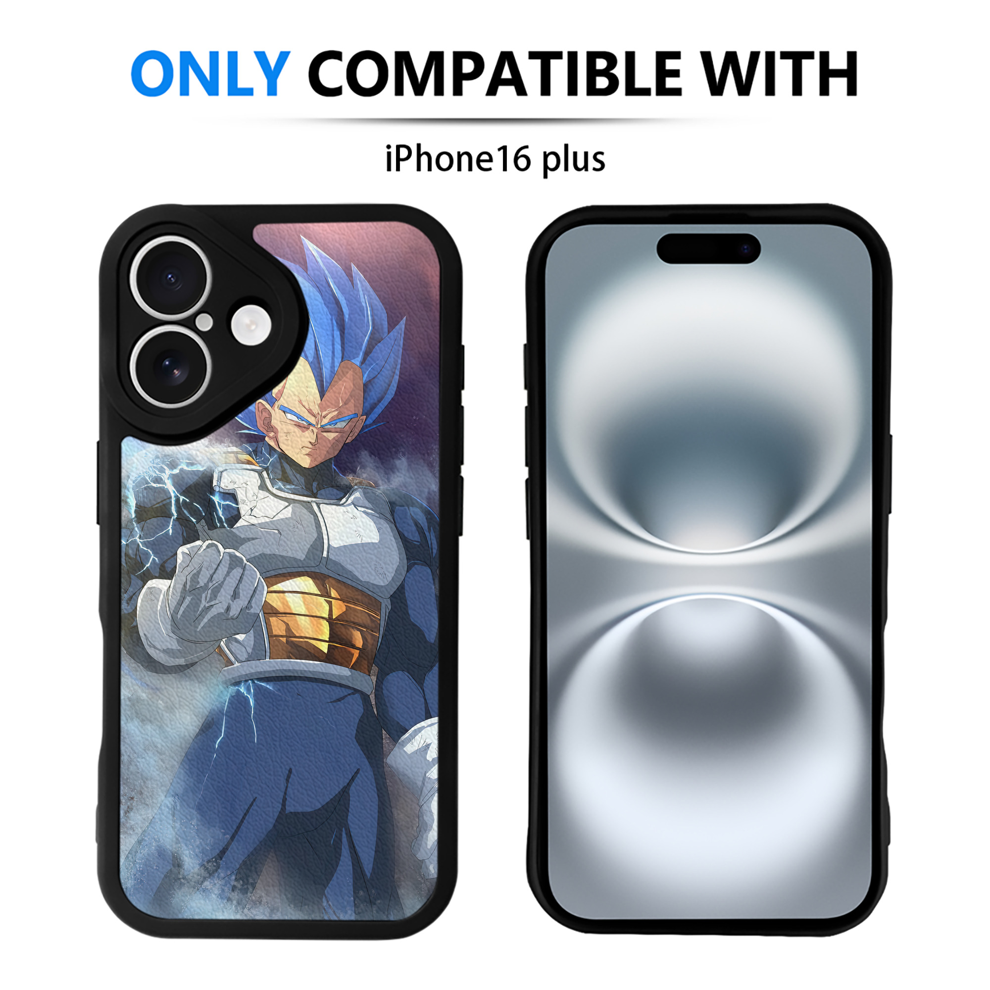 （画像用） ドラゴンボール DRAGON BALL 【iPhone 16シリーズ対応】シリコンスマホケース（レザー調） 材質：シリコン